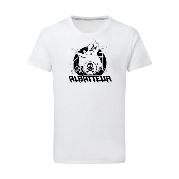 ALBATTEUR - T-shirt léger rock pour Homme -modèle SG - Men - thème vintage et musique -