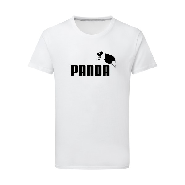 PANDA - T-shirt léger parodie pour Homme -modèle SG - Men - thème humour et parodie- 
