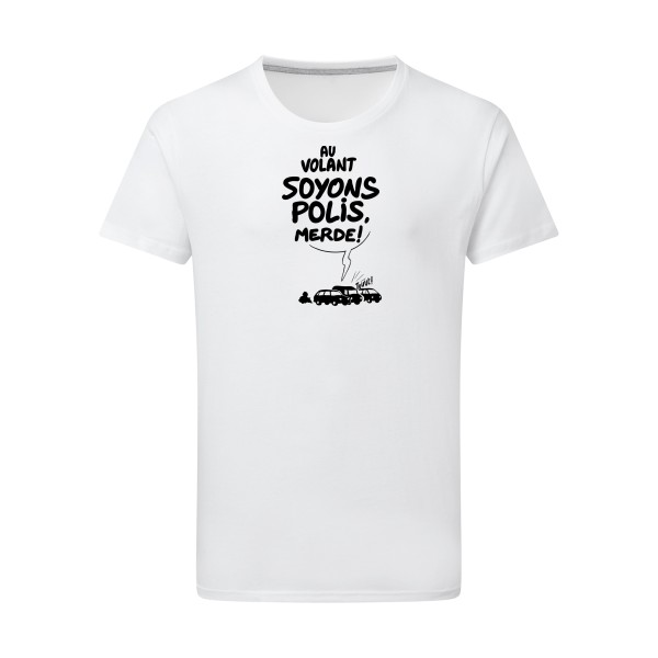 Soyons polis - T-shirt léger automobile Homme  -SG - Men - Thème automobile et société -