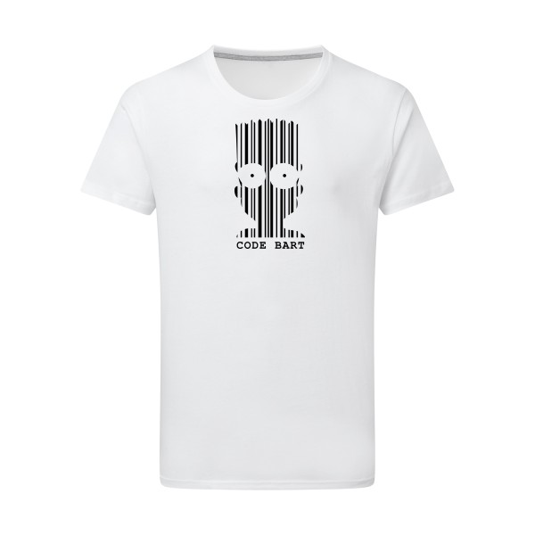 Code Bart- Tee shirt humour -SG - Men