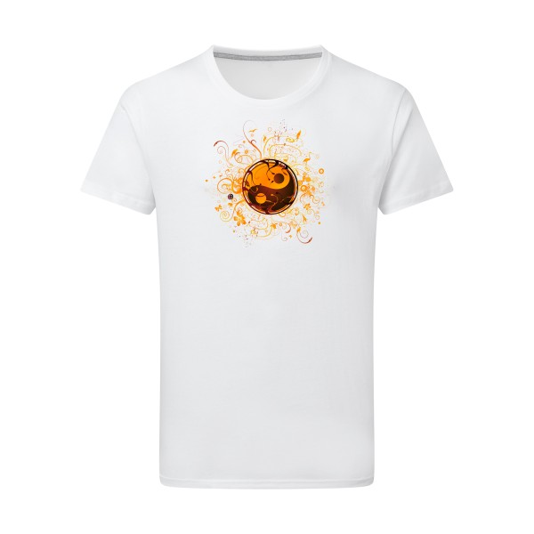 ying yang - T-shirt léger Homme graphique - SG - Men - thème zen et philosophie-