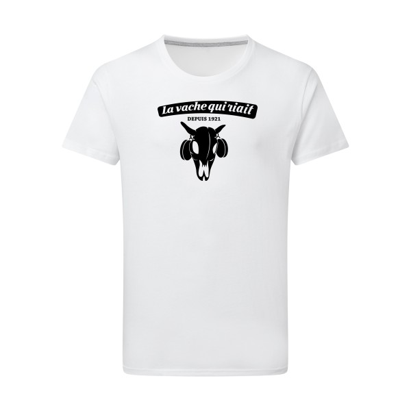 vache qui riait - SG - Men Homme - T-shirt léger rigolo - thème alcool humour -
