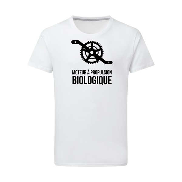 Cyclisme & écologie - SG - Men Homme - T-shirt léger humour velo - thème cyclisme et ecologie -