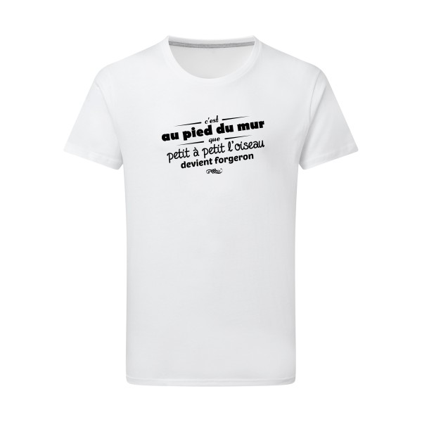-Proverbe à la con- T shirt avec texte - SG - Men