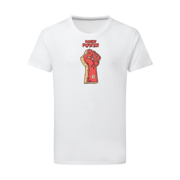 T-shirt léger original Homme  - Boeuf power - 
