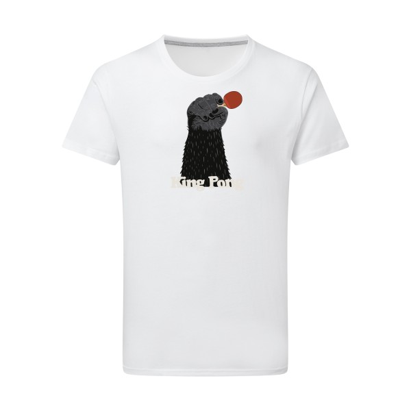 King Pong - T-shirt léger burlesque pour Homme -modèle SG - Men - thème humour potache -