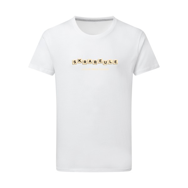 Skrabeule -T-shirt léger drôle  -SG - Men -thème  humour potache - 