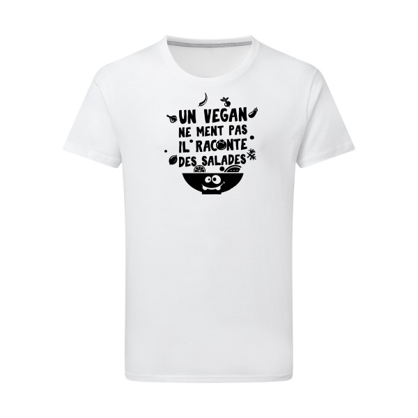 T-shirt léger original Homme  - Un vegan ne ment pas - 