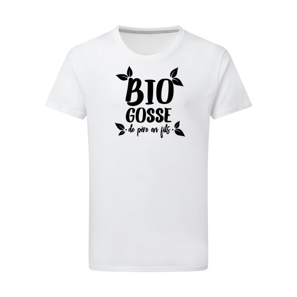 BIO GOSSE  - T-shirt léger rigolo  - thème tee shirt et sweat écolo -