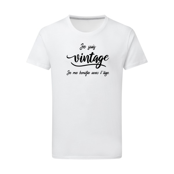 Je suis vintage  -T-shirt léger vintage Homme -SG - Men -thème  rétro et vintage - 