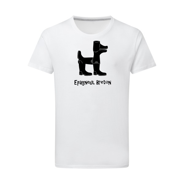 T-shirt léger Homme original - Epagneul breton - 