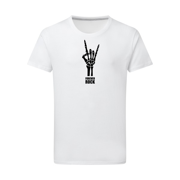 Forever Rock !!! - SG - Men Homme - T-shirt léger musique - thème rock  -