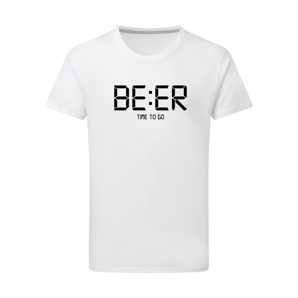 TIME TO GO T shirt biere -SG - Men