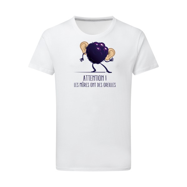 T-shirt léger rigolo-Mûres -SG - Men