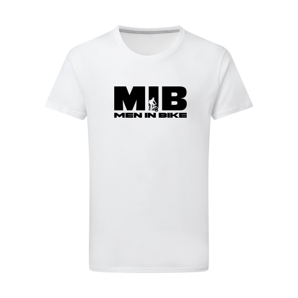 MEN IN BIKE - T-shirt léger humour Homme - thème parodie-