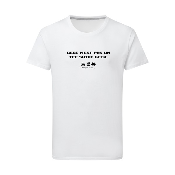 NO GEEK SHIRT - T-shirt léger Homme à message - SG - Men - thème humour et bons mots