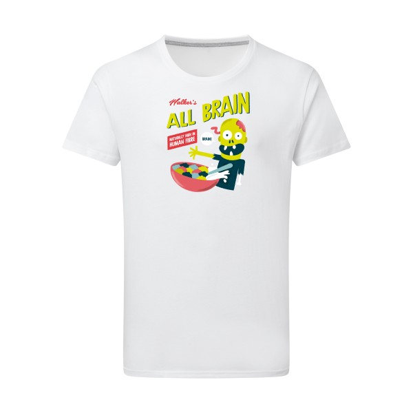 T-shirt léger original et drole Homme - All brain - 