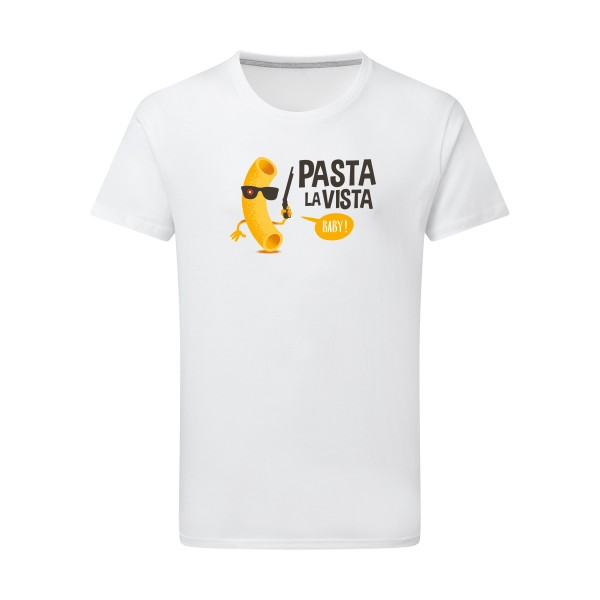 Pasta la vista - SG - Men Homme - T-shirt léger rigolo - thème humoristique -