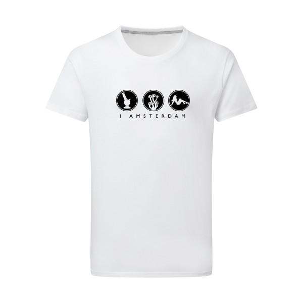  T-shirt léger original Homme  - IAMSTERDAM - 