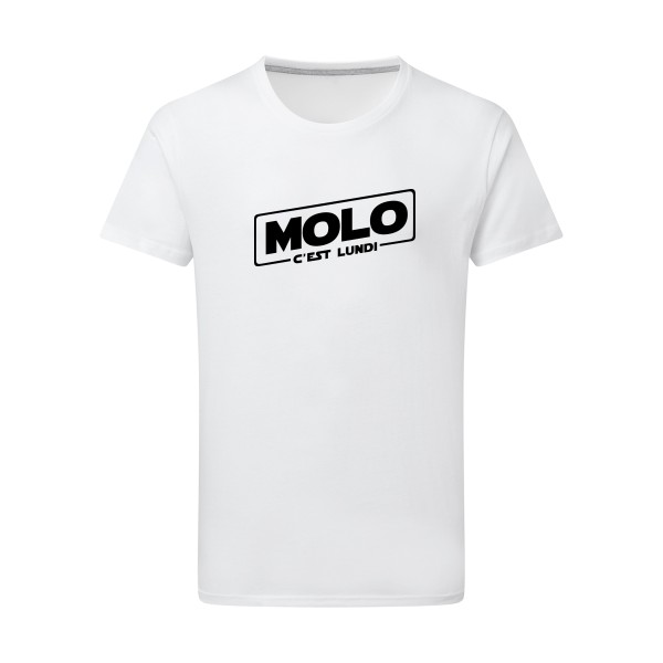 Molo c'est lundi -T-shirt léger Homme original -SG - Men -Thème original-