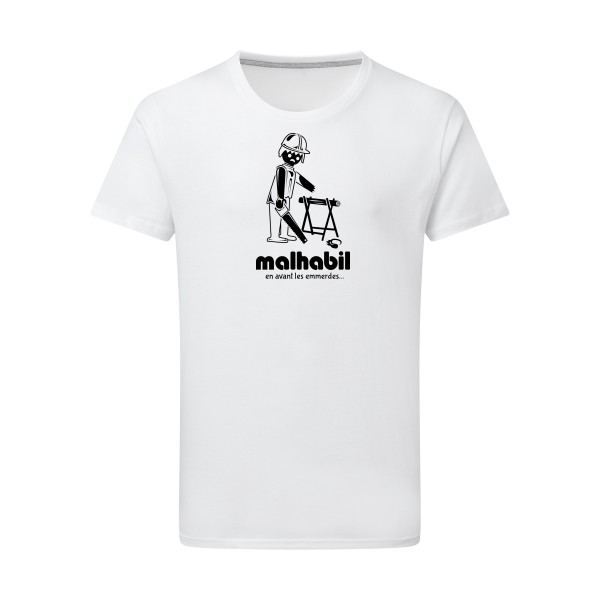 T-shirt léger Homme humour - Malhabil... - 