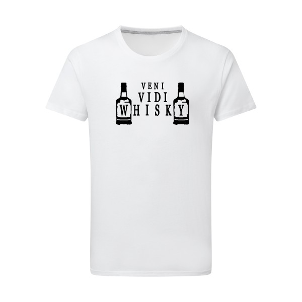 T shirt whisky - humour - «VENI VIDI WHISKY» -