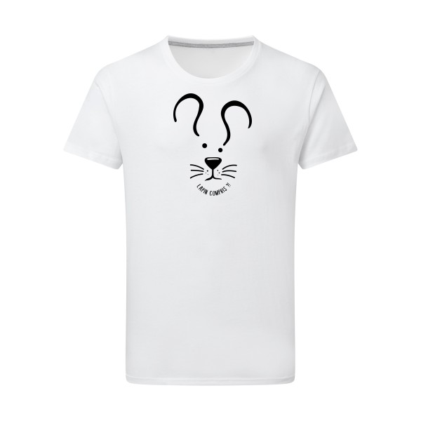 Lapin Compris ?! - T-shirt léger délire pour Homme -modèle SG - Men - thème humour potache -