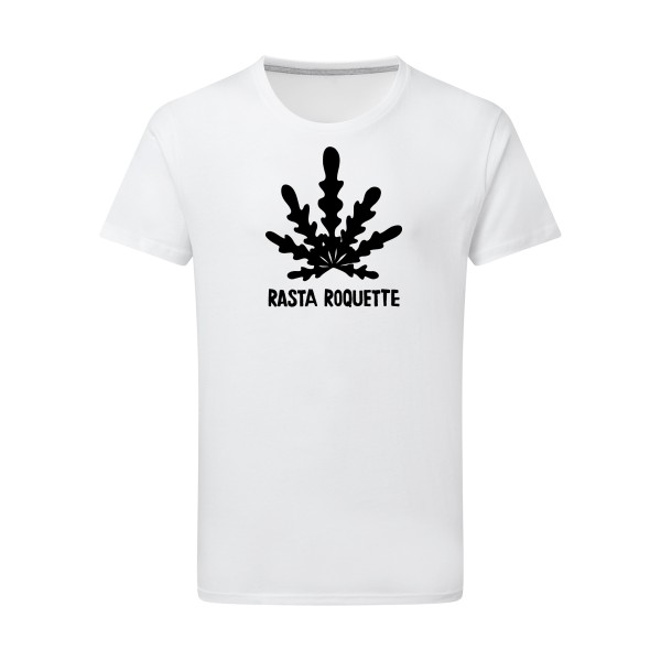 Rasta roquette - T-shirt léger rigolo - Thème t shirt  et sweat cuisine pour  Homme -
