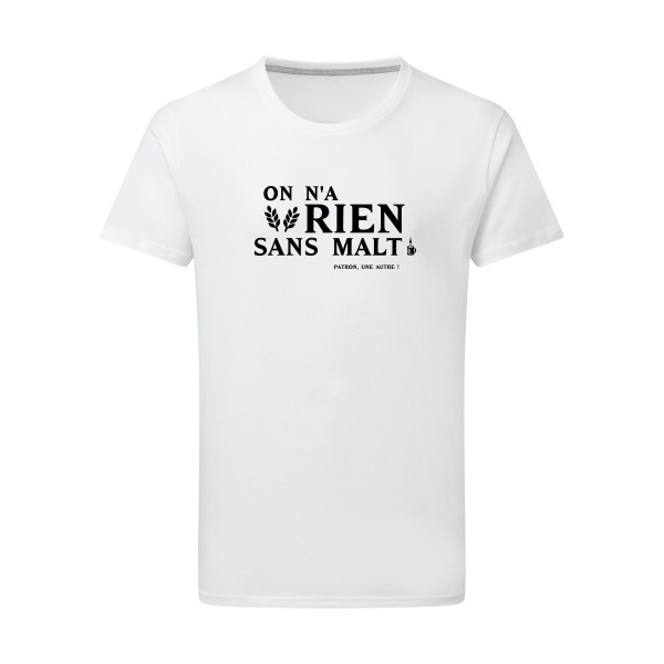 T-shirt léger - SG - Men - On n'a rien sans malt