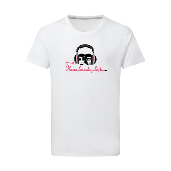 T-shirt léger original Homme  - Music Connecting People - 
