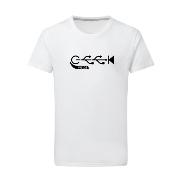 T-shirt léger Homme geek - Geek inside - 