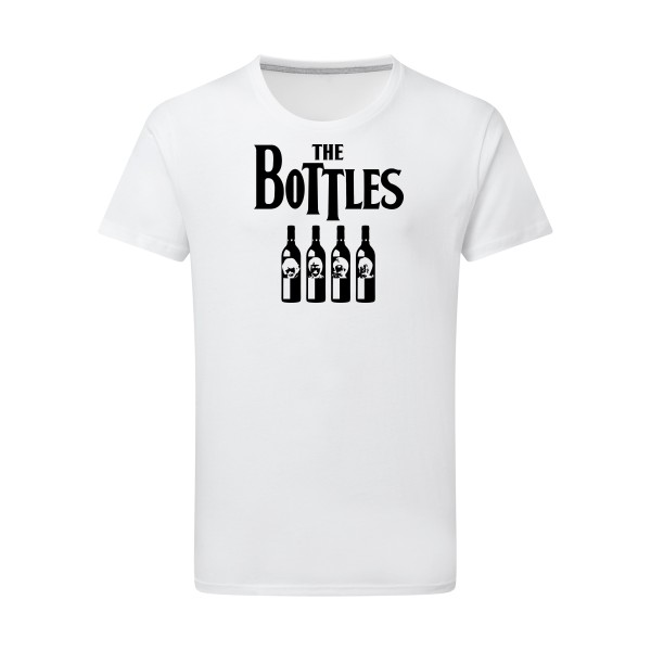 The Bottles - T-shirt léger parodie  pour Homme - modèle SG - Men - thème parodie et musique vintage -