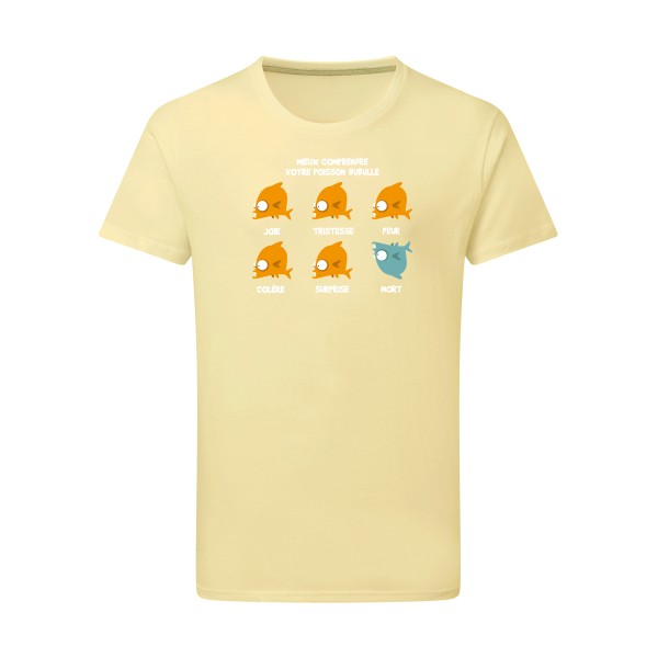 Mieux comprendre votre poisson bubulle -T-shirt léger drôle Homme -SG - Men -thème humour -