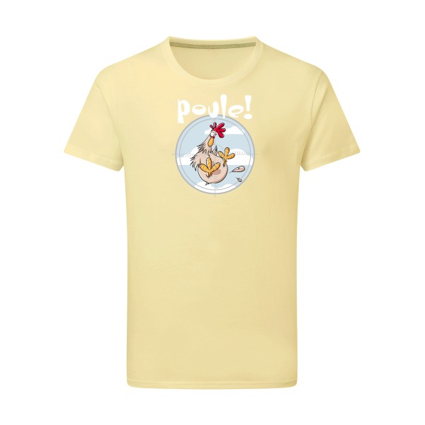 Poule ! - T-shirt léger Homme humour geek - SG - Men - thème humour et jeux de mots -