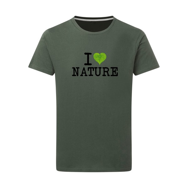 T-shirt léger Homme original sur le thème de l'écologie - Naturophile - 