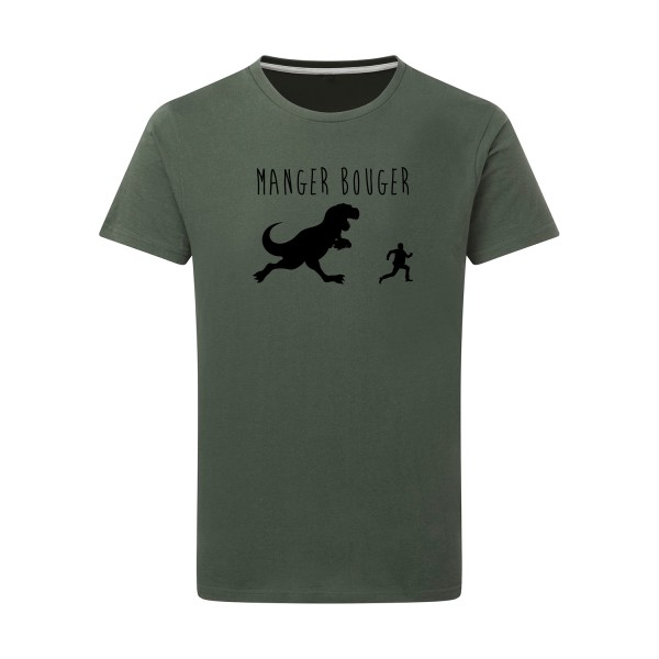 MANGER BOUGER - T shirt humour -SG - Men