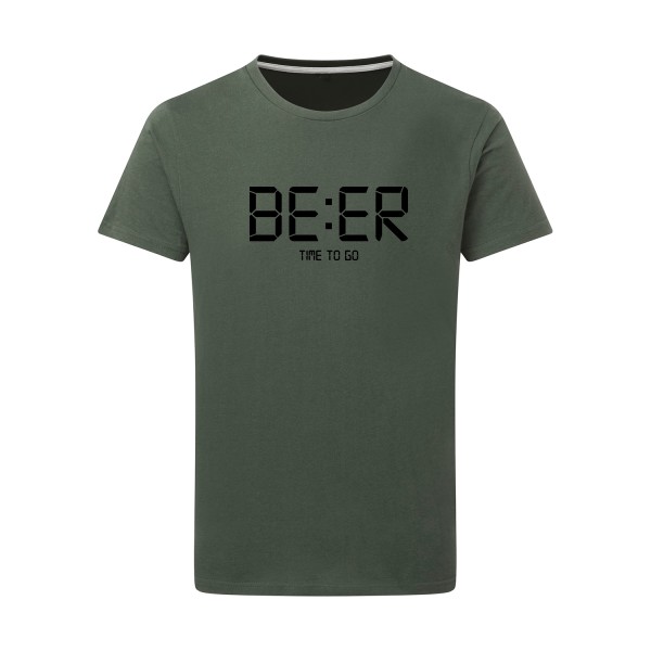 TIME TO GO T shirt biere -SG - Men