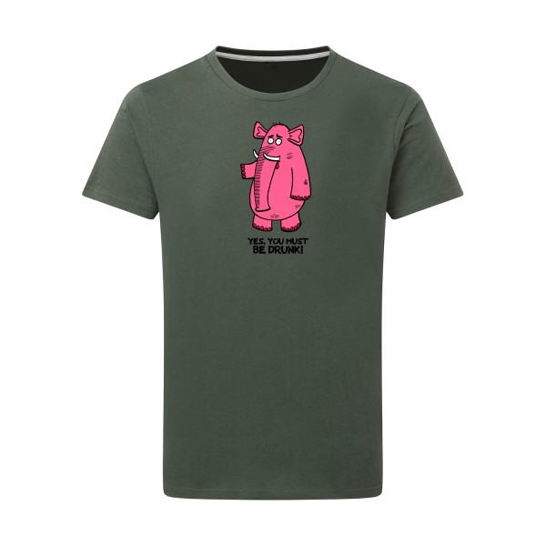 T-shirt léger original  Homme - Pink elephant -