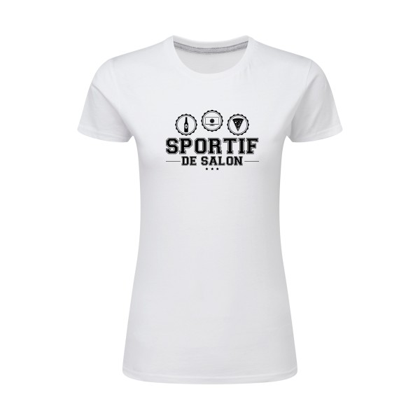 T shirt humour sport - SPORTIF DE SALON 