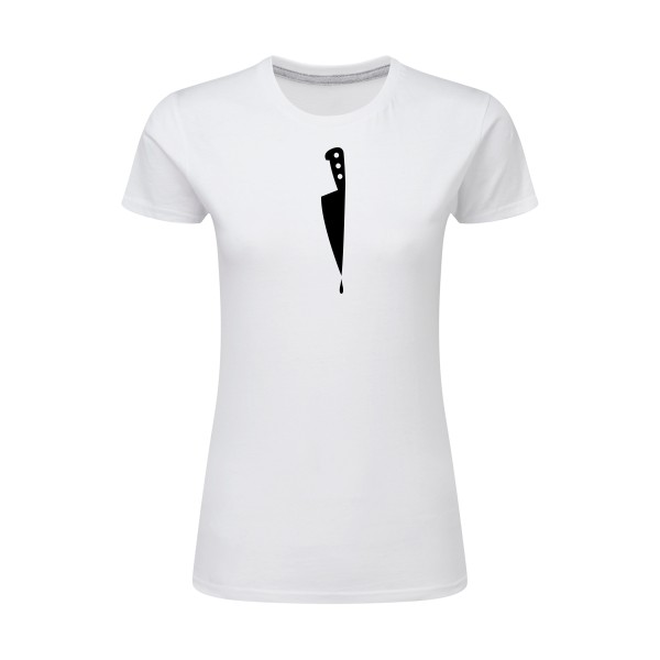 T-shirt femme léger Femme original - COUTEAU -