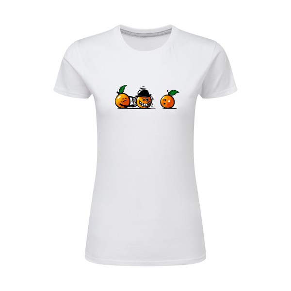 T-shirt femme léger - SG - Ladies - Orange Mécanique