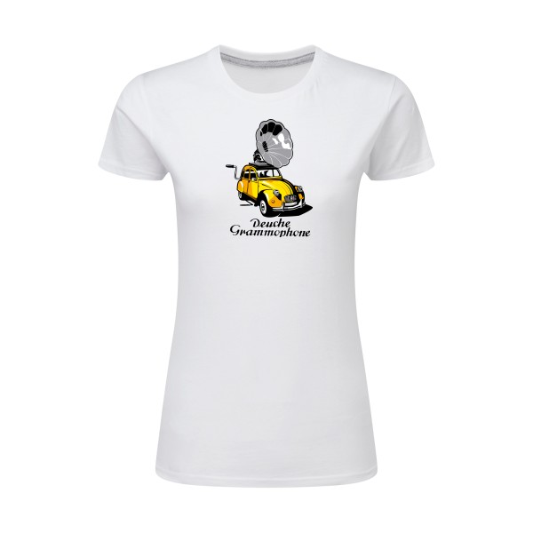 Deuche Grammophone - T shirt Femme original -