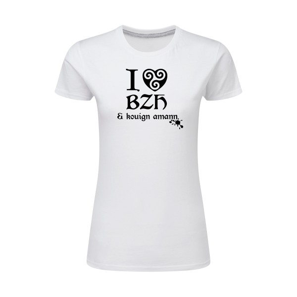 Love BZH & kouign-Tee shirt breton - SG - Ladies