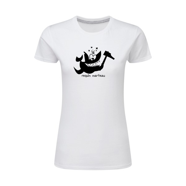 Requin marteau-T shirt marrant-SG - Ladies