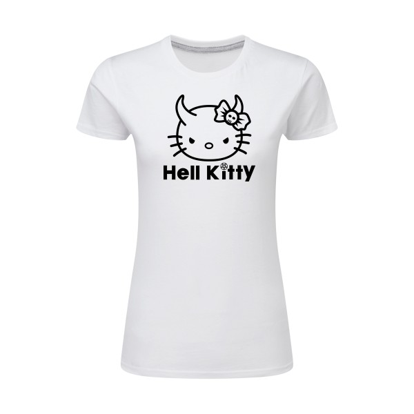 Hell Kitty - Tshirt rigolo-SG - Ladies