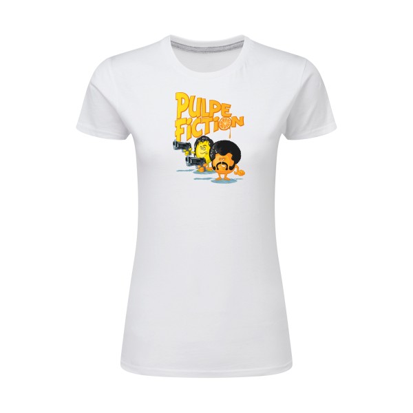 Pulpe Fiction -T-shirt femme léger Femme humoristique -SG - Ladies -Thème humour et cinéma -