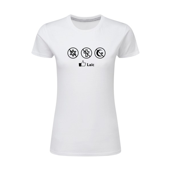 T-shirt femme léger geek original Femme  - Laïc - 