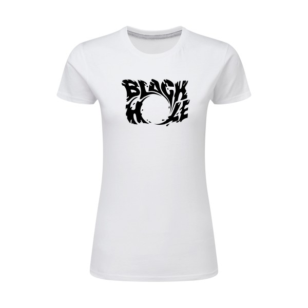 T-shirt femme léger original Femme  - Black hole - 