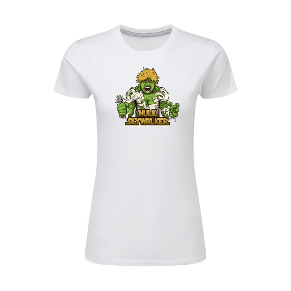 T shirt fun - Hulk Sky Walker -T-shirt femme léger - modèle SG - Ladies-thème bande dessinée -