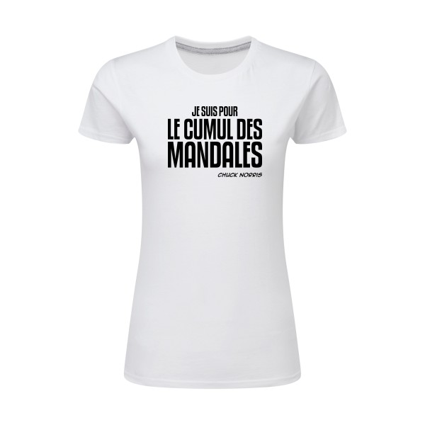 Cumul des Mandales - Tee shirt fun - SG - Ladies